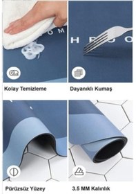 Resim Süper Emıcı Banyo Paspası Çok Renkli 