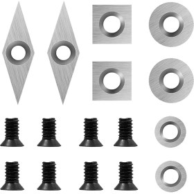 Resim Adet Caide Torna Araçları Yedek Kesici Keskin Dayanıklı Ahşap Torna Araçları Ekler 8 Adet Vidalar ile Dahil (Yurt Dışından) 