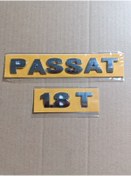 Resim Volkswagen 1.8t Passat Yazısı " Passat - 1.8 T" Bagaj Yazi 2'li 