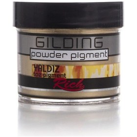 Resim Supertrend Gilding Powder Yaldız Toz Pigment 60 Cc. 11011 Altın 