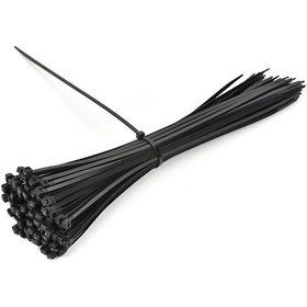 Resim Günsan Siyah 100'lü Kablo Bağı (30cm x 4.8mm) 