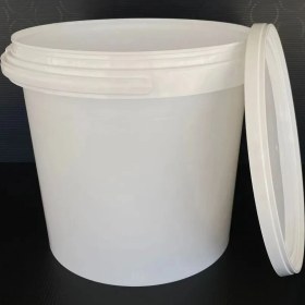 Resim 10 Lt Plastik Kova - 10 Lt Saplı Gıdaya Uygun Sızdırmaz Kilitli Kapaklı 