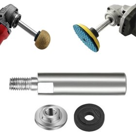 Resim Spibicyy Açı Taşlama Makinesi Uzatma Bağlantı Çubuğu, 80MM M10 Dişli Uzatma Şaftı, Model 100 Açı Taşlama Makinesi , Üst Plaka Ile, A (Yurt Dışından) 