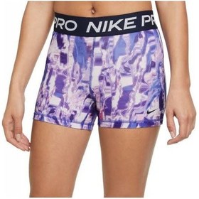 Resim Dri-fıt Women's Mid-rise All-over Print Shorts Dq5573-430 Kadin Pro Tayt Desenli 