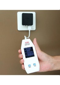 Resim Unı-T Ut 658 Load Usb Test Dedektörü 4-24V Dc 