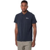 Resim Jack Wolfskin Essential Polo Erkek Mavi Polo Tişört 