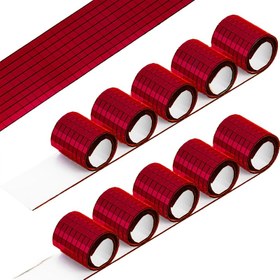 Resim 2360 kendinden yapışkanlı renkli yama mozaik fayanslar 5 x 5 mm disko yaması, el yapımı dekorasyon (kırmızı / gül / mor pembe) 