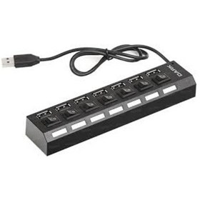 Resim Dark 7 Port Anahtarlı Usb 2.0 Hub 
