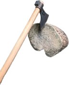 Resim AtasoyTicaret Saplı Ay-yıldız Nacak Sap uzunluğu 75cm 