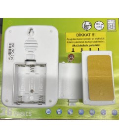 Resim Çağatay Elektrik Kablosuz Kapı Zili 36 Melodili (Dış Mekan) Su Geçirmez 