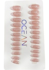 Resim Ocean Profesyonel Takma Tırnak Seti Donut French Ebay-201 
