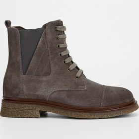 Resim Tamer Tanca Kadın Hakiki Deri Vizon Casual Bot Vızon Suet 