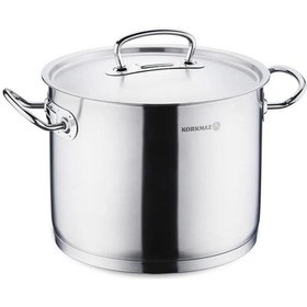 Resim Korkmaz A1164 Proline Ekstra Derin Tencere 16x14 Cm Satin Gri 