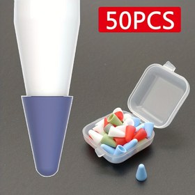 Resim IPencil 2./1. Nesil Uçları için 50 Adet Silikon Kalem Kılıfı - Sessiz Fonksiyonlu Koruyucu Stylus Aksesuarlar - Dayanıklı ve Kullanışlı Tasarım 