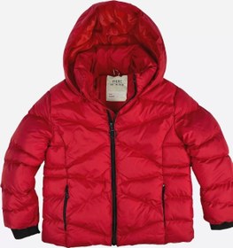 Resim Pique Kırmızı Unisex Çocuk Mont 