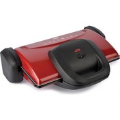 Resim Aksu T34 Kırmızı 1800 W Döküm Tost Makinesi 