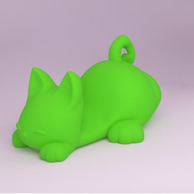 Resim lampara Sevimli Kedi Telefon Tutucu – Masaüstü Destek Standı 