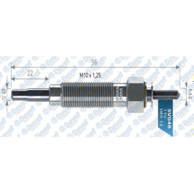 Resim Kizdirma Bujisi 11V Starex-H100 Ym-Bongo-Pregio Ym 504612021 