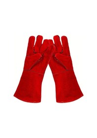 Resim Willowhaven L Model 1 Çift Sığır Derisi İş Eldiveni, Bahçe İnşaat Ağaç Kesme 