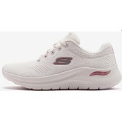 Resim Skechers Arch Fit 2.0 - Big League Kadın Bej Spor Ayakkabı 150051 Ntmt 