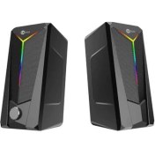 Resim Lenovo Lecoo DS104 Kablolu USB + 3.5mm Jack 6W 80DB Rgb Işıklı 1+1 Gaming Speaker - Hoparlör 