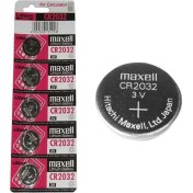 Resim Maxell CR2032 3V Lıtyum Para Pil 5'li Paket 