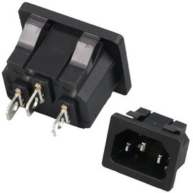 Resim Ic-212b C14 Power Soket Erkek Kulaksız As-04-179390 