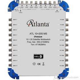 Resim 10/20 10x20 Santral Merkezi Sistem Multiswitch ( Sonlu / Karasal Aktif ) + Adaptör 