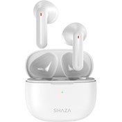 Resim Shaza Air7 Plus 4 Mikrofonlu ENC 320 mAh Şarj Kapasitesi TWS Bluetooth Kulaklık Beyaz 