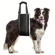 Resim 1 adet Köpek Kalça Desteği için Köpek Slingi, Ayarlanabilir Yumuşak Yastıklı Arka Bacak Slingi, Köpek Destek Harness Yaşlı Köpekleri Kaldırmaya Yardımcı Olur 