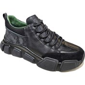 Resim MARCOMEN Hakiki Deri Kalın Taban Bağcıklı Erkek Sneaker Ayakkabı 20006 