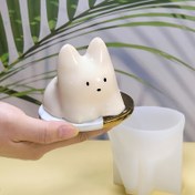 Resim Karikatür Hayvan Tatlı Kalıbı, Silikon Jöle Puding Mousse Pasta Kendin Yap Kalıbı, Sevimli Canavar Şeklinde Jöle Kalıbı Mutfak Pişirme Araçları için 