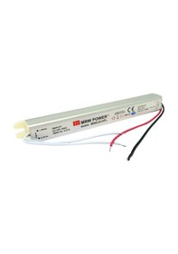 Resim Mervesan 24V 1A Metal Kasa Slim ince Adaptör MRW-24-24PL 
