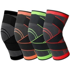 Resim Fastbuy Jeemson Baskılı Spor Dizlik - Nefes Alabilir, Unisex, Kırmızı, Koşu Ve Fitness İçin İdeal Kırmızı 