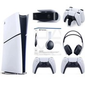 Resim Sony Playstation 5 Slim Standart Edition + 2 Dualsense + Şarj İstasyonu+ PS5 Kamera + 3D Plus Kulaklık Oyun Konsolu 