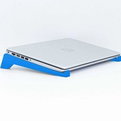 Resim Gift Taşınabilir Ahşap Mavi Notebook Laptop Standı BK