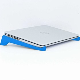 Resim Gift Taşınabilir Ahşap Mavi Notebook Laptop Standı 