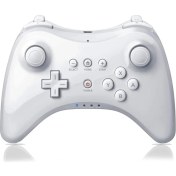 Resim Jingyi Wii U Için Pro Denetleyici, Nintendo Wii U Için Kablosuz Denetleyici Gamepad Çift Analog Oyun Uzaktan Kumanda Çubuğu (Beyaz) (Yurt Dışından) 