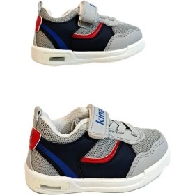 Resim Kinetix Hornet Fx Gri Cırtlı Bebe Erkek Çocuk Spor Ayakkabı 