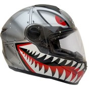 Resim Zeus ZS-811A AL-38 Kapalı Kask Gri Siyah 