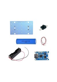 Resim Şarjlı Led Panel Lamba Elektrik Deney Seti - Öğrenci Elektrik Devresi 