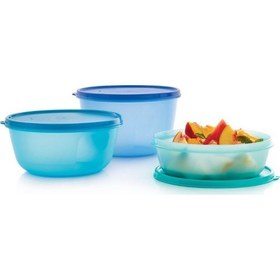 Resim Tupperware Mucize Şekerler 3 'lü Set Saklama Kabı 