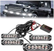 Resim Trendooze Turcoshop11 6x4 Led Izgara 24 Led Beyaz 12/24v Aydınlatma 