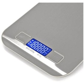 Resim Gomax Çelik Mutfak Terazisi Dijital Tartı 5kg/1gr 