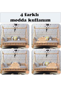 Resim Markaawm Markaawm Montessori Yatak Doğal Çam Çocuk Ve Bebek Yatağı Akçaağaç 