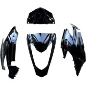 Resim Honda Activa S Kaporta Set 4 Parça Boyalı Aksam Siyah Yeni Model Sele Kilitsiz 