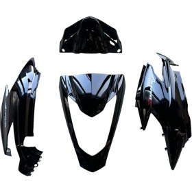 Resim Honda Activa S Kaporta Set 4 Parça Boyalı Aksam Siyah Yeni Model Sele Kilitsiz 