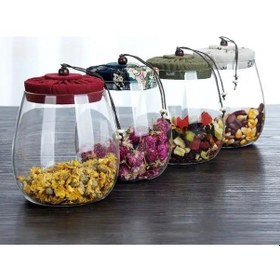 Resim Morponi Anadolu İlmiği - 4 Lü Doğal Cam Kavanoz Seti 650 Ml Şeffaf 