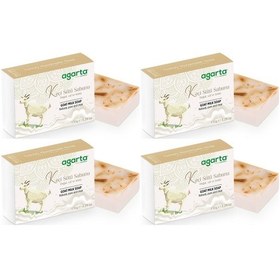 Resim Agarta El Yapımı Doğal Sabun 150gr Keçi Sütü 4 Lü Set 