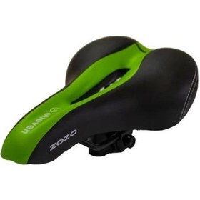 Resim Zozo Vl-1080a-1 Elleven Yeşil Flow Sportif Bisiklet Selesi Siyah 